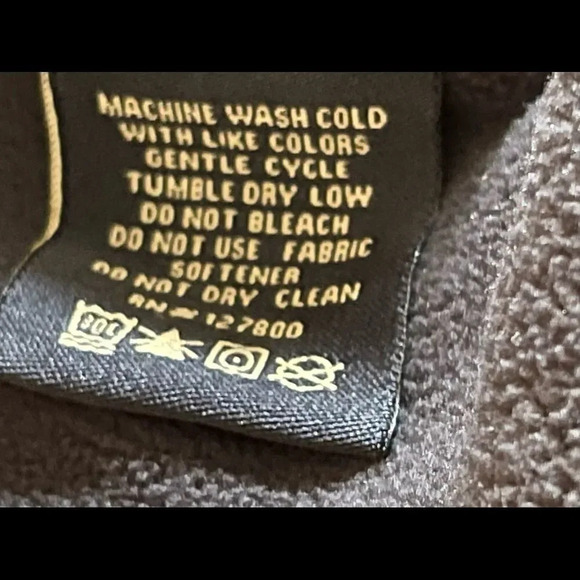 Taylor  Vintage Men's Gray Waffle Fleece Zip up Jacket Size M NWT - Picture 11 of 12